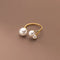 Anillo ajustable de perlas de agua dulce Alba Madrid