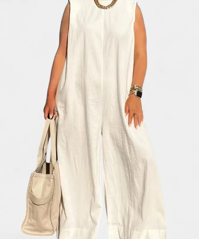Airla Mono Oversize sin Mangas de Pierna Ancha Alba Madrid