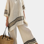 Noémia - Conjunto Elegante de Lino y Bambú Alba Madrid
