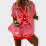 Beatriz - Conjunto Ligero Rosa Langostas Alba Madrid