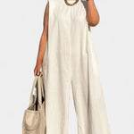 Airla Mono Oversize sin Mangas de Pierna Ancha Alba Madrid