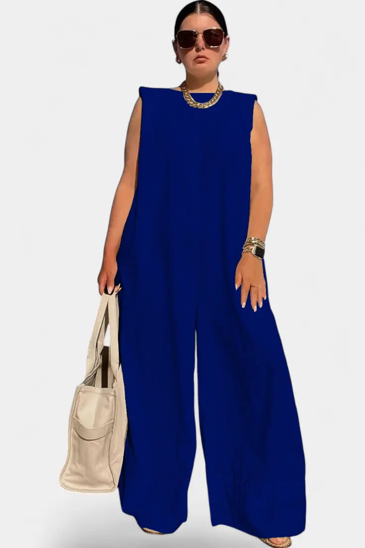 Airla Mono Oversize sin Mangas de Pierna Ancha Alba Madrid