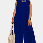 Airla Mono Oversize sin Mangas de Pierna Ancha Alba Madrid