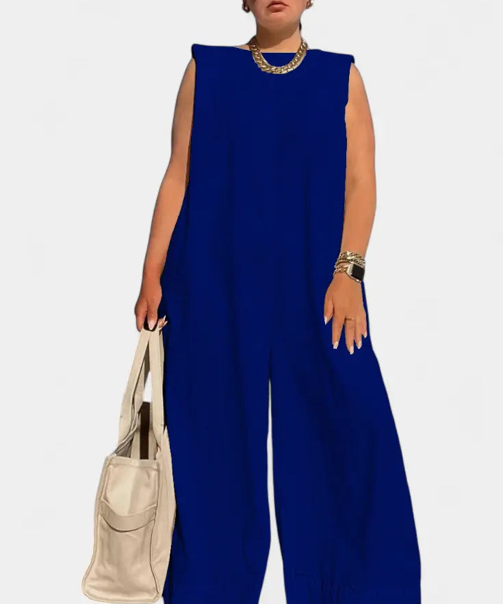Airla Mono Oversize sin Mangas de Pierna Ancha Alba Madrid