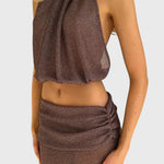 Zhenya Conjunto Halter de Dos Piezas Alba Madrid