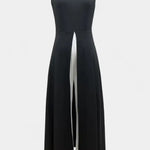 Alicia Conjunto Bicolor Elegante sin Mangas con Pantalones Anchos Alba Madrid