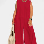 Airla Mono Oversize sin Mangas de Pierna Ancha Alba Madrid