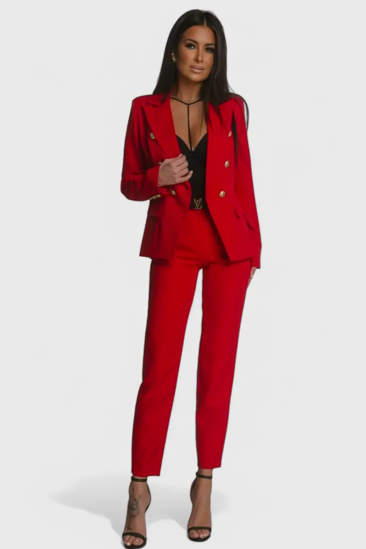 Rosalinda | Conjunto de Blazer y Pantalones Elegante Alba Madrid