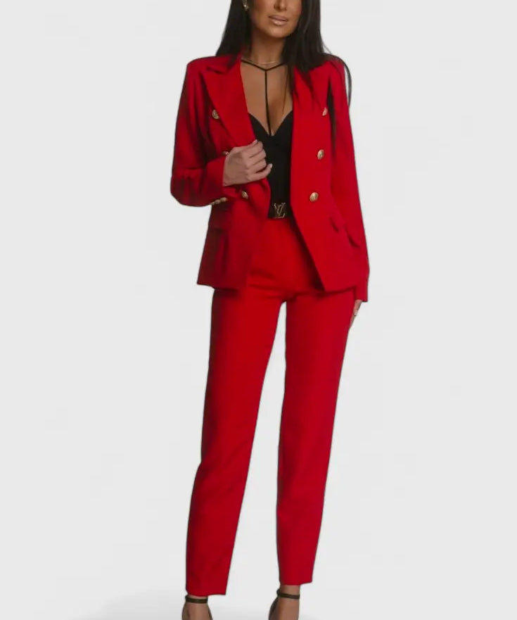 Rosalinda | Conjunto de Blazer y Pantalones Elegante Alba Madrid