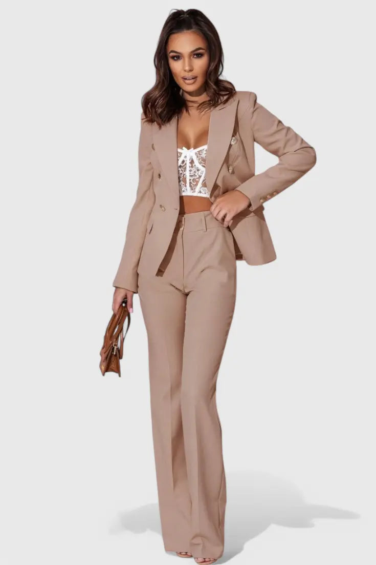 Rosalinda | Conjunto de Blazer y Pantalones Elegante Alba Madrid