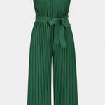 Patrizia Mono Palazzo Plisado con Cuello Halter Alba Madrid
