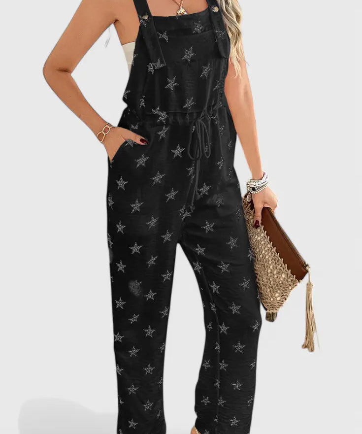 Bianca Mono Largo Relajado con Estampado de Estrellas Alba Madrid