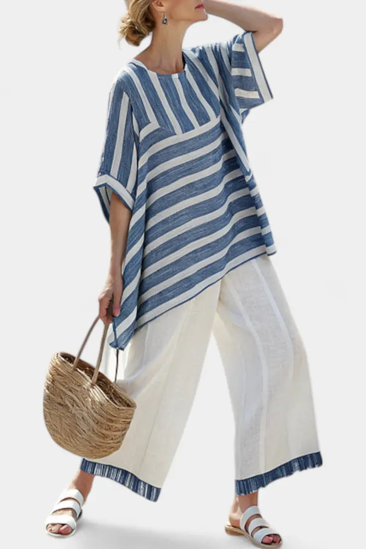 Constança - Conjunto de Lino Mediterráneo Alba Madrid