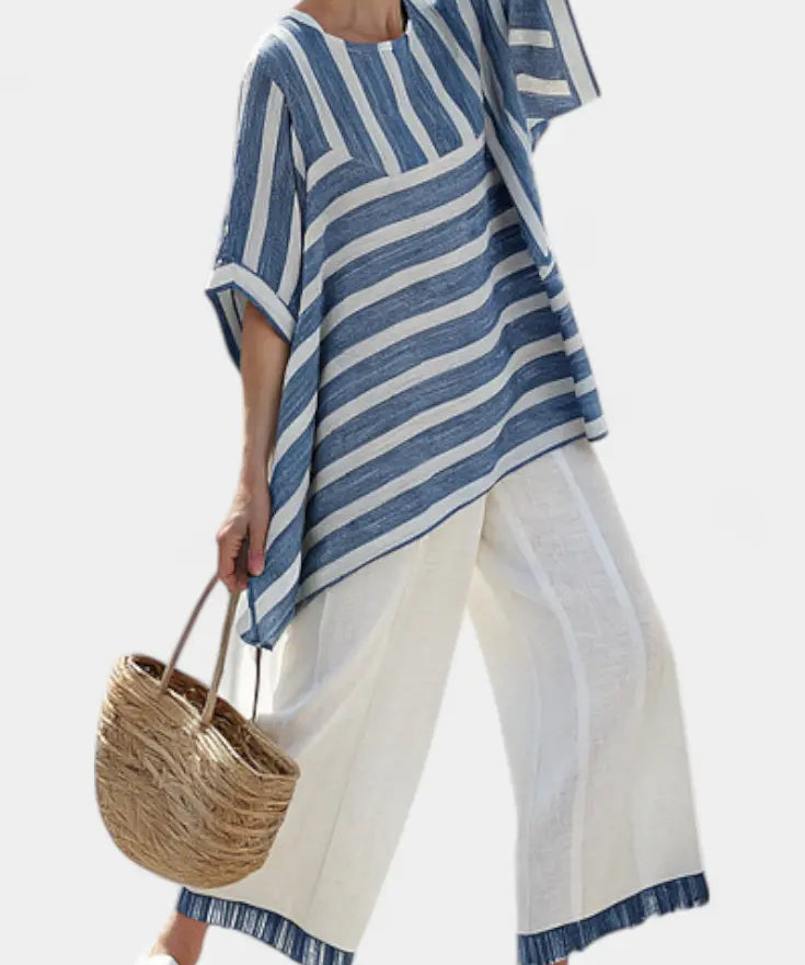 Constança - Conjunto de Lino Mediterráneo Alba Madrid