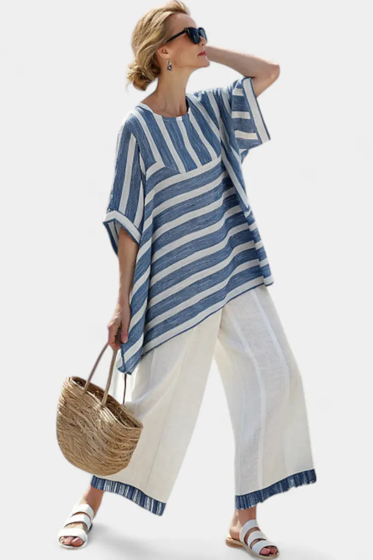 Constança - Conjunto de Lino Mediterráneo Alba Madrid