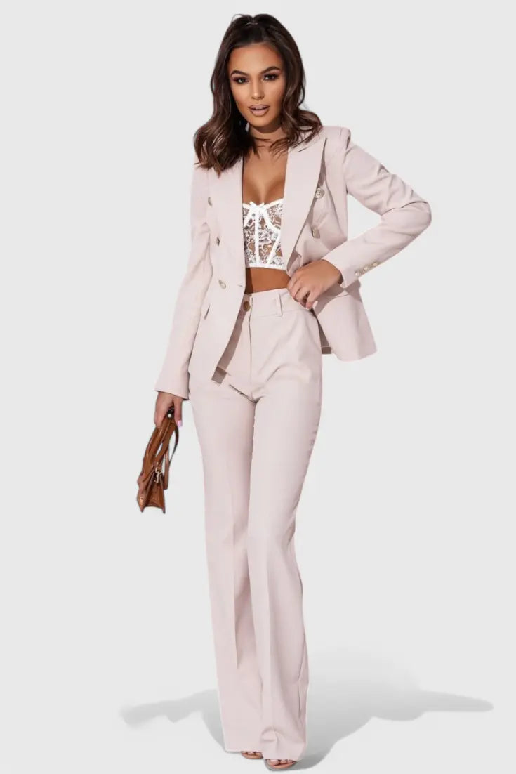 Rosalinda | Conjunto de Blazer y Pantalones Elegante Alba Madrid