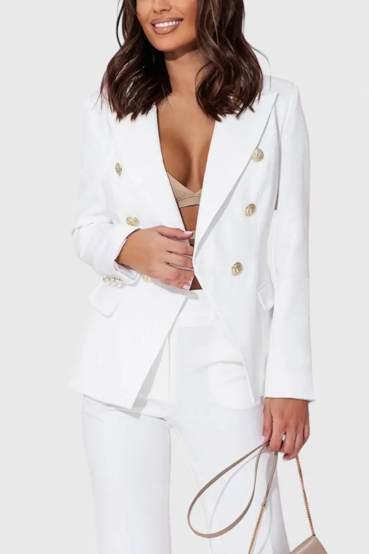 Rosalinda | Conjunto de Blazer y Pantalones Elegante Alba Madrid