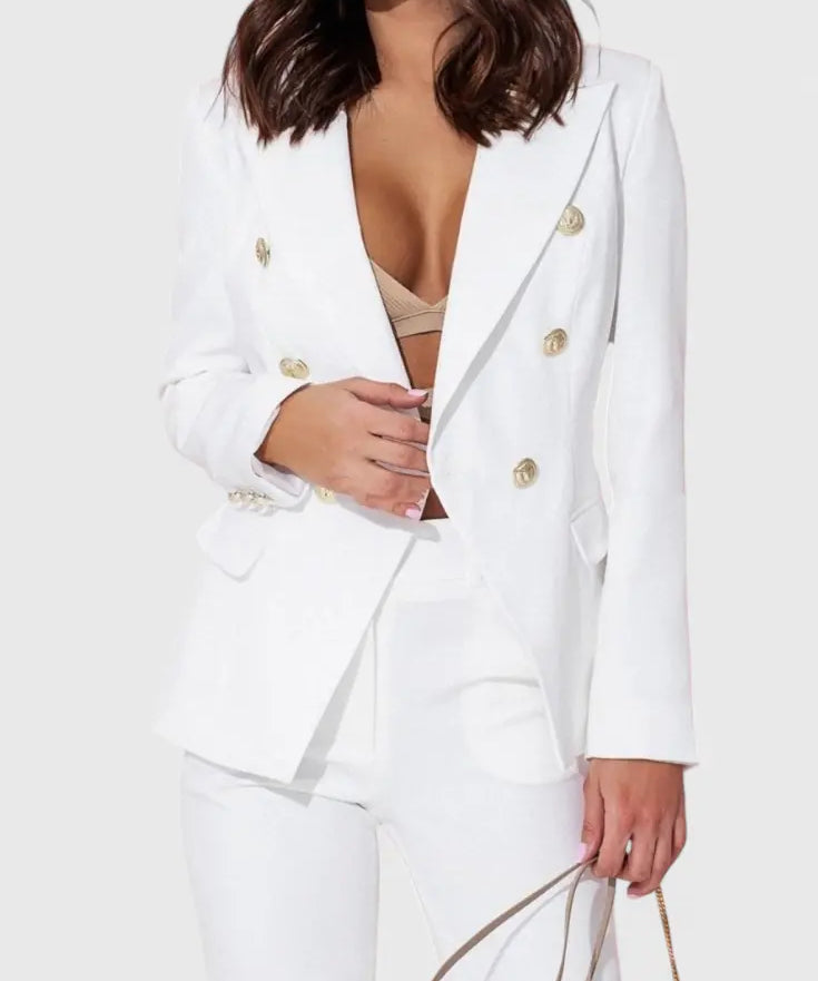Rosalinda | Conjunto de Blazer y Pantalones Elegante Alba Madrid