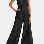 Patrizia Mono Palazzo Plisado con Cuello Halter Alba Madrid