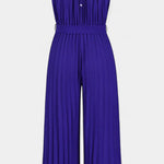 Patrizia Mono Palazzo Plisado con Cuello Halter Alba Madrid