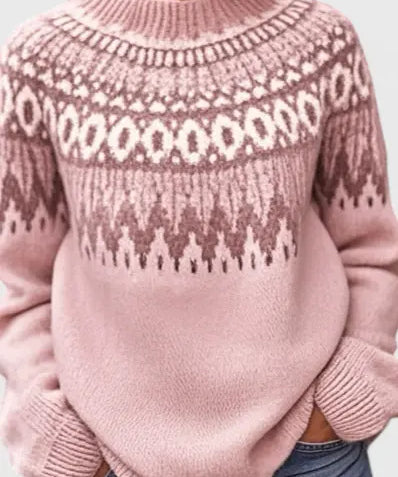 Lucia Jersey Acogedor de Fair Isle Alba Madrid