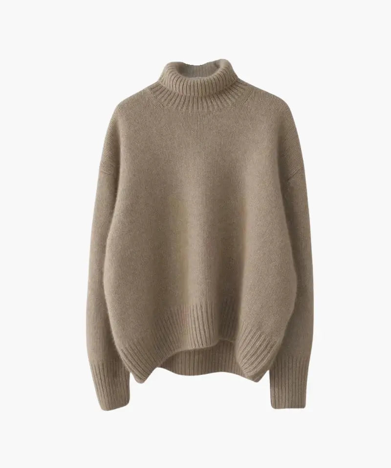JERSEY SUAVE CON CUELLO ALTO Alba Madrid