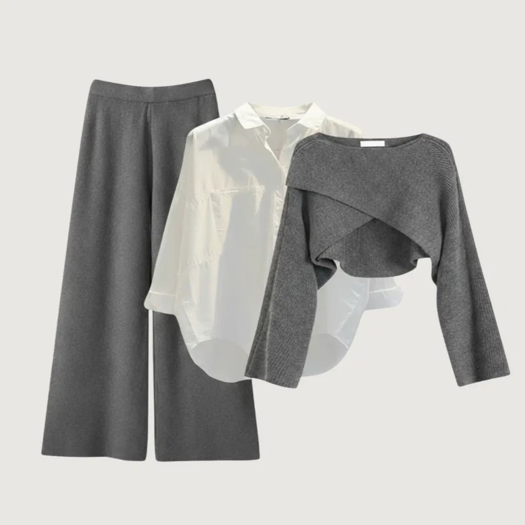 Deni® | Conjunto Cómodo de Tres Piezas Alba Madrid