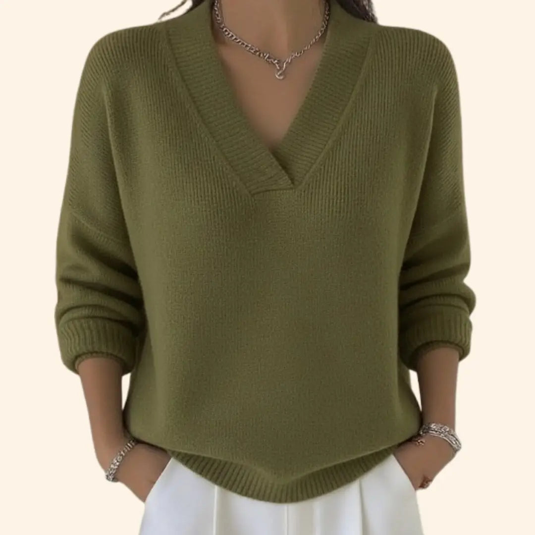 Noor Jersey con Cuello en V Alba Madrid
