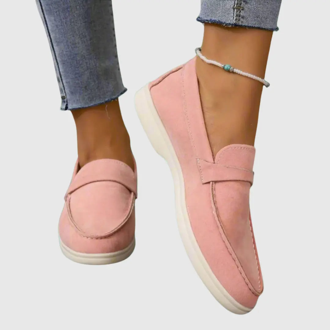 Hannah™ | Elegantes mocasines de ante Alba Madrid