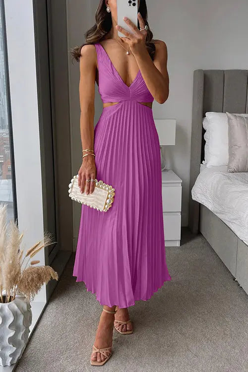 Vestido Belleza | Vestido Plisado de Ocasión Alba Madrid