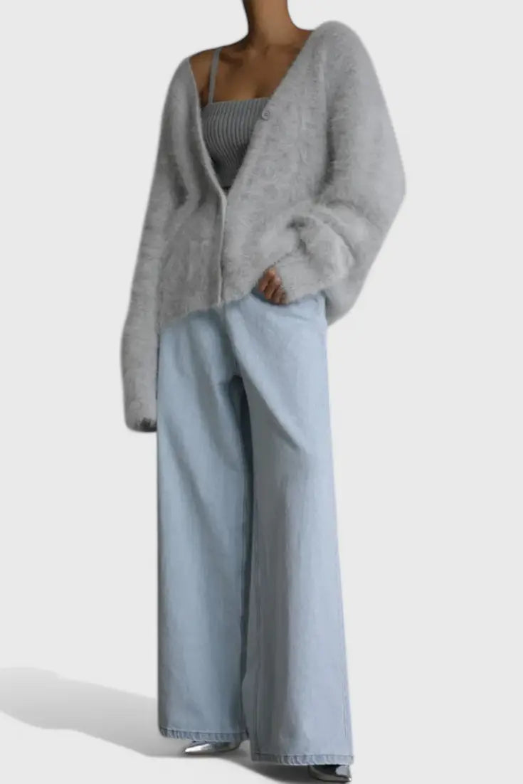 Daniela Cardigan de Mezcla de Cachemira Suave Alba Madrid