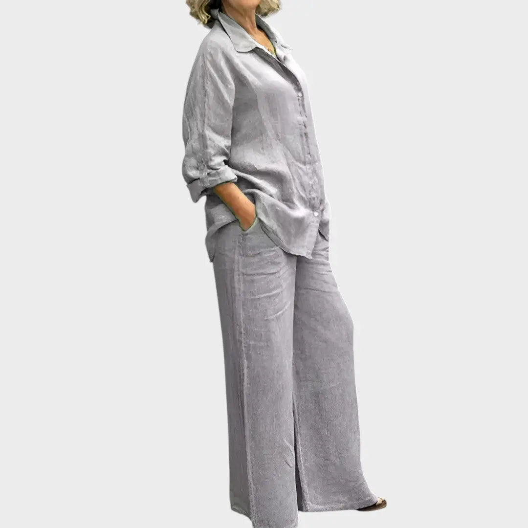 Lara | Conjunto De Camisa Y Pantalón Alba Madrid