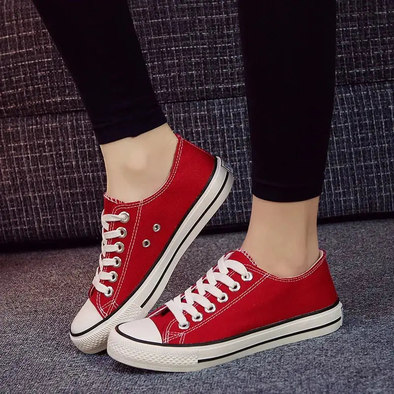 Imogen Zapatos De Lona Clásicos Confort Vintage Moderno Alba Madrid