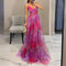 Giselle | Maxi vestido encantador con estampado floral Alba Madrid