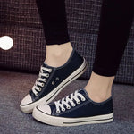 Imogen Zapatos De Lona Clásicos Confort Vintage Moderno Alba Madrid