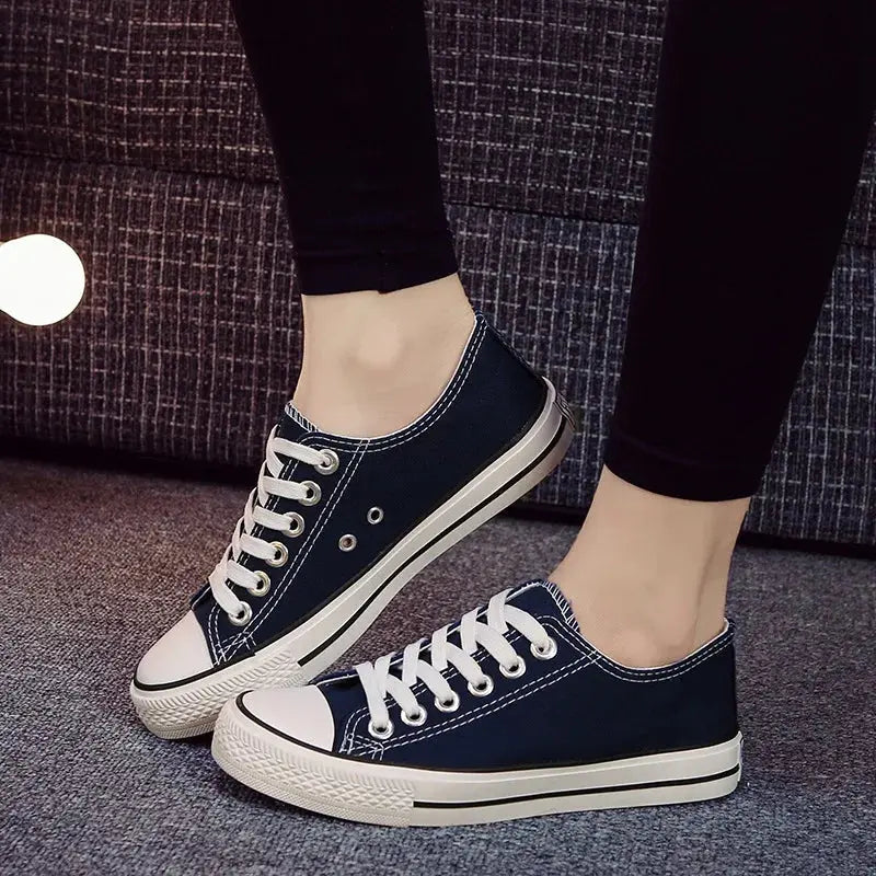 Imogen Zapatos De Lona Clásicos Confort Vintage Moderno Alba Madrid