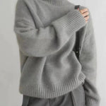 Zoey - Suéter Oversized con Cuello Alto Alba Madrid
