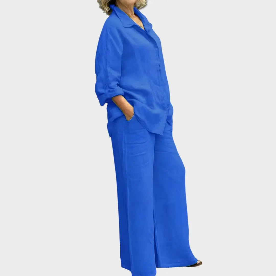 Lara | Conjunto De Camisa Y Pantalón Alba Madrid