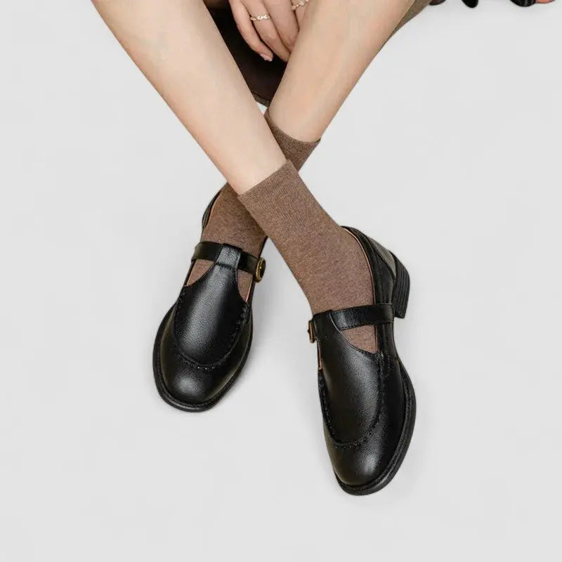 Avery - Zapatos ortopédicos Mary Jane de punta cuadrada Alba Madrid