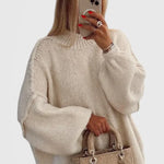 Cassia Jersey de Punto Oversized con Mangas Globo Alba Madrid