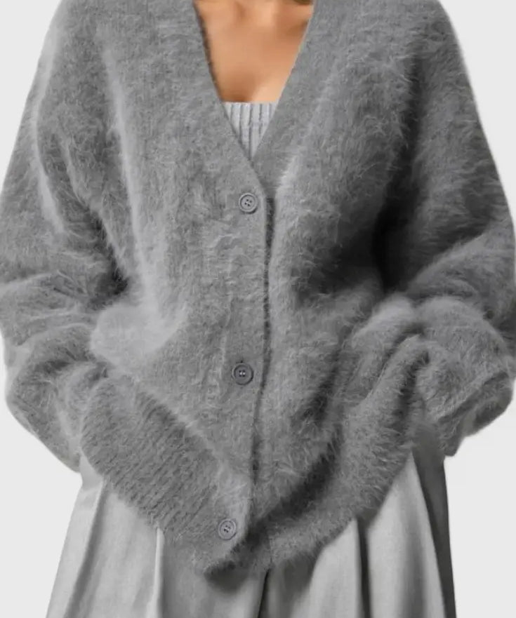Daniela Cardigan de Mezcla de Cachemira Suave Alba Madrid