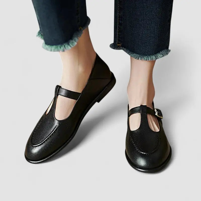 Camila – Zapatos ortopédicos Mary Jane de tacón bajo Alba Madrid
