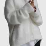 Daniela Cardigan de Mezcla de Cachemira Suave Alba Madrid