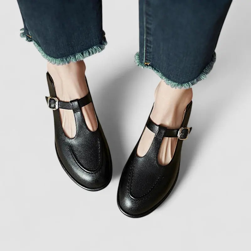 Camila – Zapatos ortopédicos Mary Jane de tacón bajo Alba Madrid
