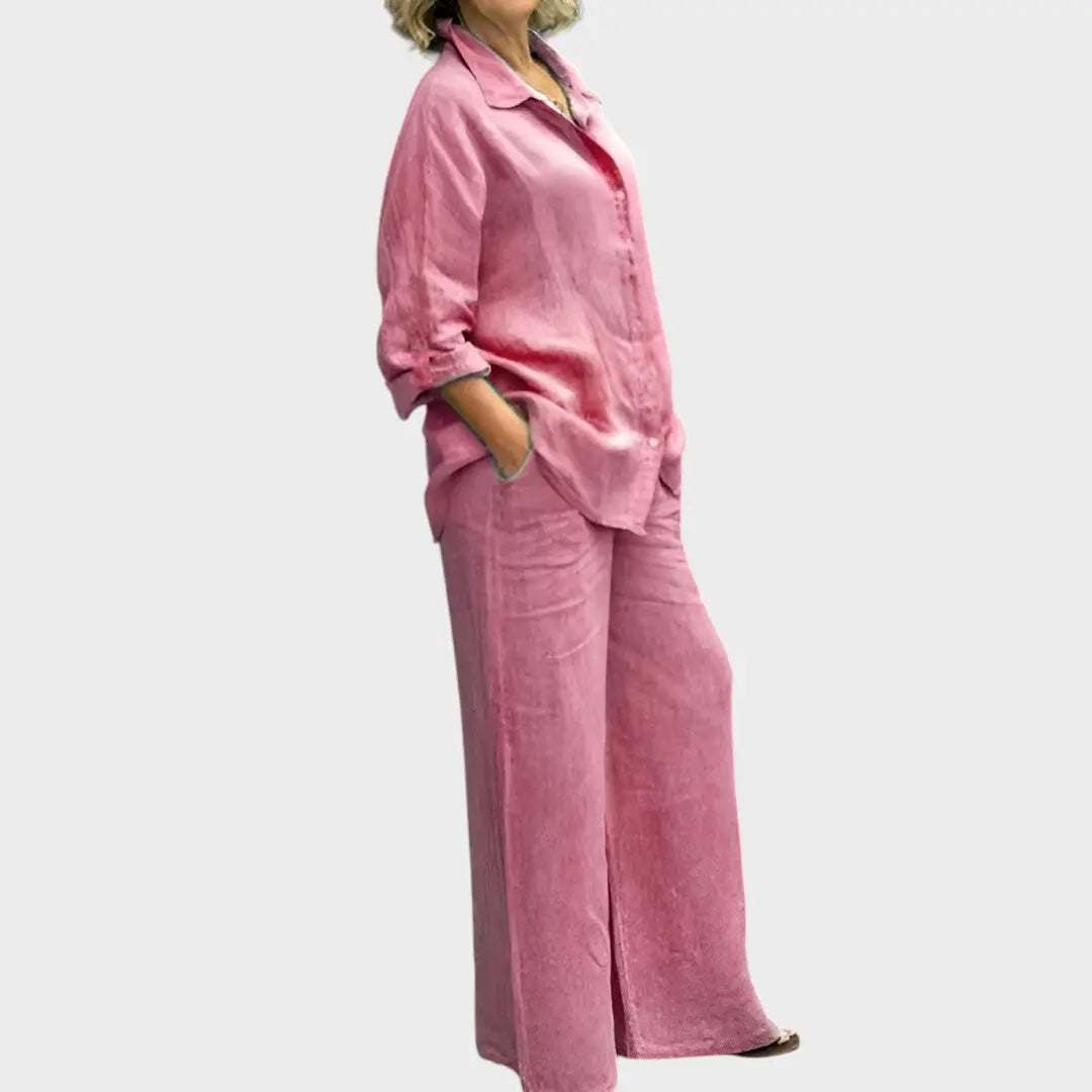 Lara | Conjunto De Camisa Y Pantalón Alba Madrid