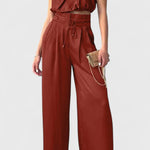 Helira Conjunto Dos Piezas con Top Fluido y Pantalón Palazzo Alba Madrid