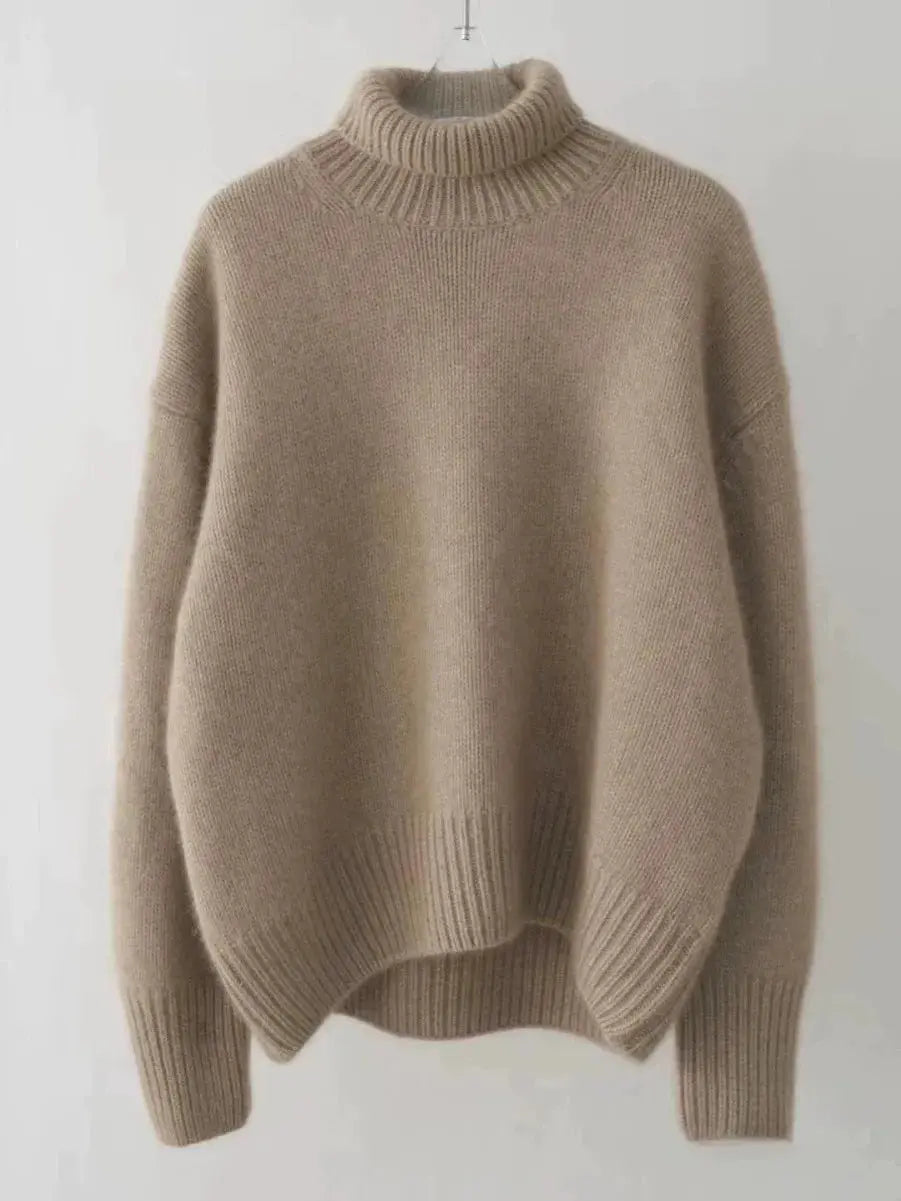 Zoey - Suéter Oversized con Cuello Alto Alba Madrid