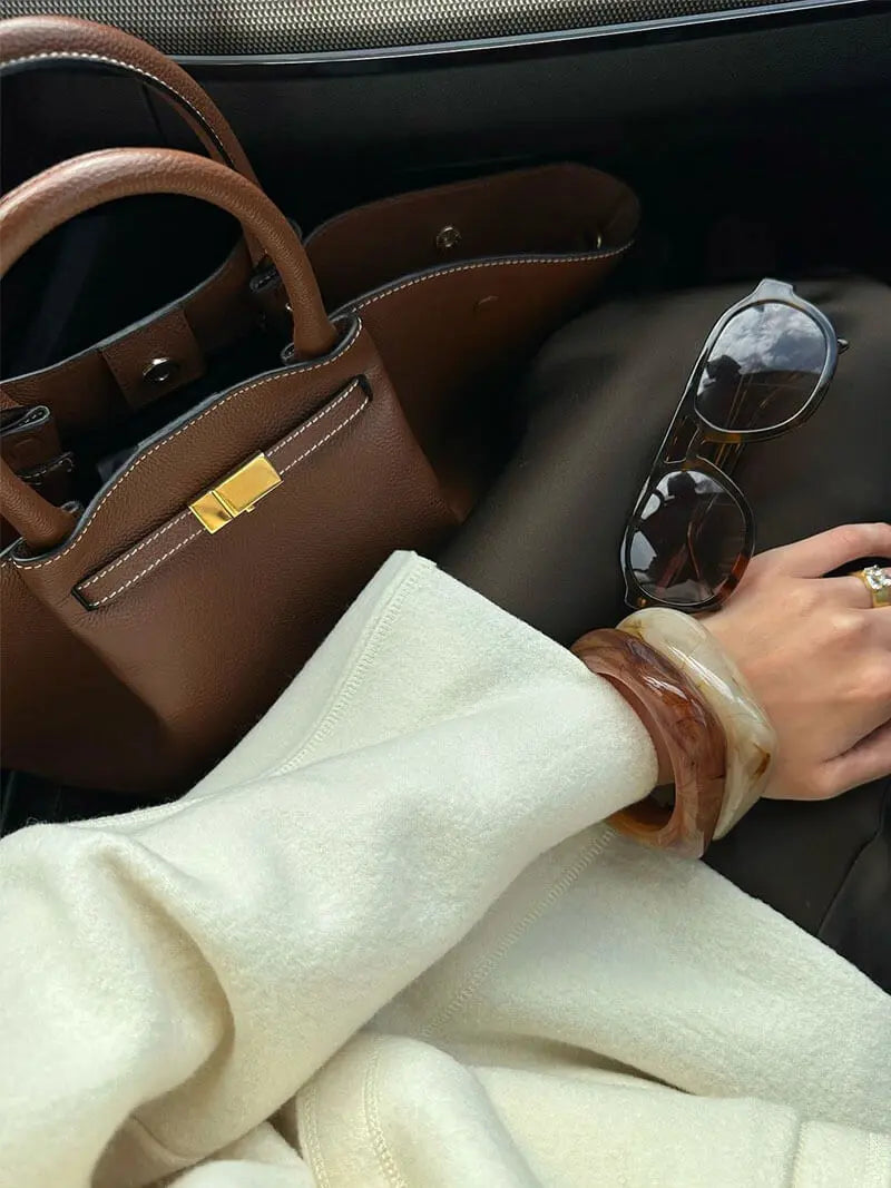 Rūtelė™ - Bolsa de cuero Alba Madrid