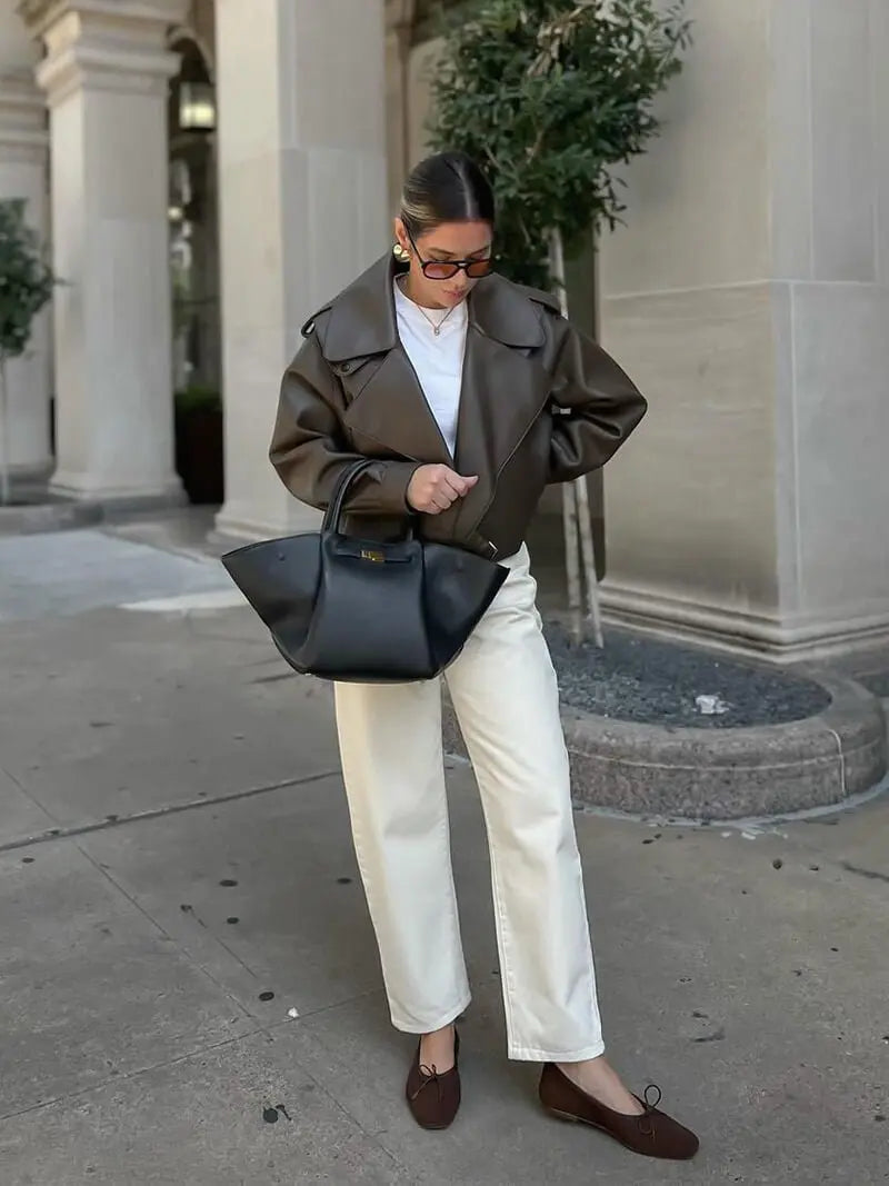 Rūtelė™ - Bolsa de cuero Alba Madrid