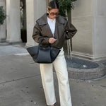 Rūtelė™ - Bolsa de cuero Alba Madrid